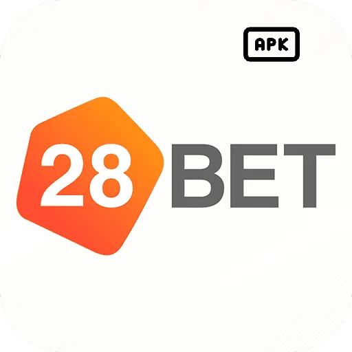 Imagem promovendo download do APK oficial 28bet para Android
